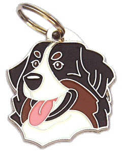 Boiadeiro Bernês <br> (placa de identificação para cães, Gravado incluído)